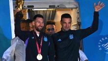 Les champions du monde argentins ont atterri à Buenos Aires