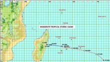 L'alerte 3 maintenue : Diane est à 140 km de Maurice 