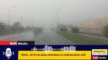 Météo : de fortes pluies attendues ce vendredi après-midi