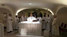 Tombe de Saint-Pierre au Vatican : Mgr Maurice E. Piat célèbre une messe pour les Mauriciens