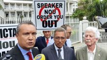 Enquête pour rassemblement illégal devant l’Assemblée nationale : « Honteux », déclare Xavier-Luc Duval 