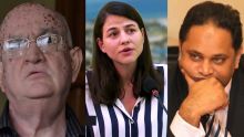 Hommage à SAJ : Rajesh Bhagwan, Aadil Ameer Meea et Joanna Bérenger à Vacoas 