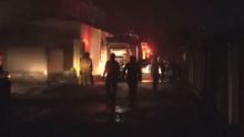 Trianon : incendie dans l'entrepôt de l'hypermarché Shoprite, un homme porté manquant