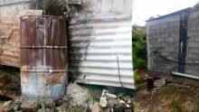 Rue Paul Tourreau, Port-Louis : une maison menace de s’effondrer