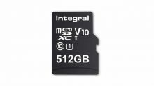 Une carte mémoire microSD de 512 Go