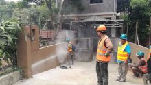 Metro Express : l’exercice de démolition des maisons reprend dans le calme
