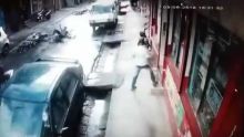 Port-Louis : un accident spectaculaire filmé par une CCTV