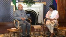 State House : le président indien rencontre Ameenah Gurib-Fakim 