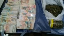 Flic-en-Flac : saisie de Rs 2 millions en grosses coupures et 300 grammes de cannabis