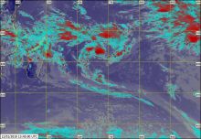 Météo : une zone de basse pression évolue au nord-est de Rodrigues