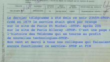 Stop final pour le service des télégrammes en France
