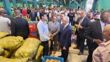 National Wholesale Market à Wooton : «26 600 tonn prodiksion ki pou tranzite isi», dit le PM