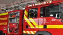 Incendie dans une usine à Baie-du-Tombeau