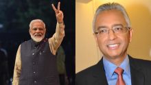 Pravind Jugnauth félicite Narendra Modi «pour sa grande victoire» 