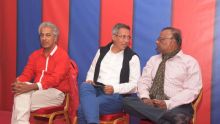 PTr-PMSD : les trois candidats au no 18, Duval, Sithanen et Boolell présentés à Pavillion, Quatre Bornes ; suivez leurs interventions 
