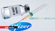 Juillet à septembre 2021 : 76 050 doses de vaccin Pfizer-BioNtech allouées à Maurice