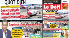 Voici la Une du Défi Quotidien de ce Jeudi 01 Octobre 2020