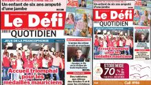 Voici la une du Défi Quotidien de ce Mardi 08 Août 2023