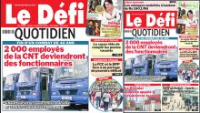 Voici la une du Défi Quotidien de ce Jeudi 04 Janvier 2024