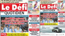 Voici la une du Défi Quotidien de ce Mardi 10 Septembre 2024