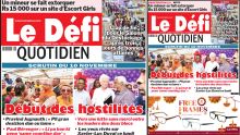 Voici la une du Défi Quotidien de ce Lundi 07 Octobre 2024