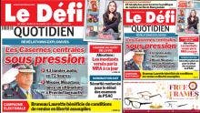 Voici la une du Défi Quotidien de ce Mardi 22 Octobre 2024