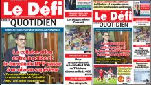 Voici la une du Défi Quotidien de ce Lundi 06 Janvier 2025