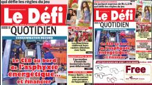 Voici la une du Défi Quotidien de ce Jeudi 30 Janvier 2025