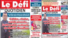 Voici la une du Défi Quotidien de ce Lundi 19 Mai 2025