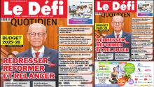 Voici la une du Défi Quotidien de ce Vendredi 06 Juin 2025