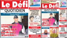Voici la une du Défi Quotidien de ce Lundi 14 Juillet 2025