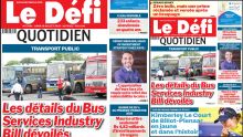 Voici la une du Défi Quotidien de ce Lundi 28 Juillet 2025