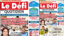 Voici la une du Défi Quotidien de ce Mercredi 30 Juillet 2025