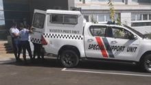 Déploiement de la Special Supporting Unit (SSU) dans l’enceinte de la FCC avant l’arrivée du SP Jagai