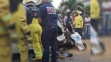 Réduit : un grave accident entre un camion et un minibus fait un mort