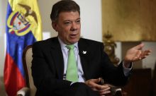 Le Nobel de la paix au président colombien Santos