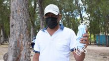 Mont-Choisy : Neeraj offre bénévolement des masques