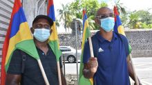Covid-19 : deux fonctionnaires marchent de Rose-Hill à Port-Louis pour l’unité nationale