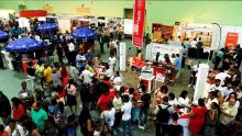 Salon du Prêt-à-Partir : Vue aérienne par drone, ce vendredi après-midi