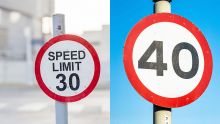 Sécurité routière : installation des panneaux de limitation de vitesse de 30 à 40 km/h