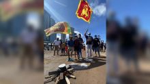 Les Sri Lankais manifestent au lieu de célébrer le Nouvel An