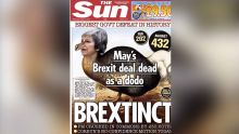 Brexit : le deal de Theresa May «dead as a dodo», selon The Sun 