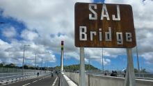 Le pont SAJ désormais opérationnel : limitation de vitesse à 60 km/h