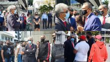 Assemblée nationale : manif « symbolique » d’Arvin Boolell pour dénoncer sa suspension 