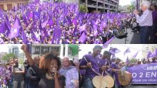 [En images] : Revivez le meeting du MMM à Port-Louis