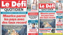 Voici la une du Défi Quotidien de ce Mardi 17 Septembre 2024