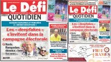 Voici la une du Défi Quotidien de ce Mardi 29 Octobre 2024