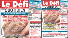 Voici la une du Défi Quotidien de ce Mercredi 06 Novembre 2024