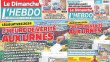 Voici la Une de Le Dimanche/L'Hebdo de ce Dimanche 10 Novembre 2024