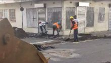 Port-Louis : travaux à l’angle des rues Labourdonnais et Barchillon 